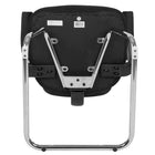 Flash Furniture Black Mesh Side Reception Chair with Chrome Sled Base-Dimensions: 23.25"W x 24"D x 38.5"H