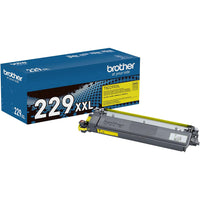 Brother TN229XXLY Super High-Yield Toner Cartridge - Yellow-Toner produces premium, laser-quality prints in rich, sharp tones and vivid colours that won't fade or smudge