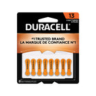 Duracell Hearing Aid Batteries - Orange Size 13 - 8 Pack-Size 13 Orange Hearing Aid Battery - Duracell size 13 Hearing Aid batteries provide reliable, long-lasting power for your hearing aid device