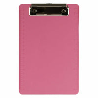 JAM Paper Small Plastic Memo Clipboard - 6" W x 9" H - Pink - 12 Pack-Color: Pink. Be stylish and organized with colorful clipboards.