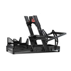 Next Level Racing - F-GT Elite Cockpit de simulateur en aluminium - Édition montage frontal et latéral-Support frontal et latéral Zero-flex avec 70 degrés de réglage pour les empattements Direct Drive