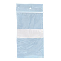 SPC Reclosable Poly Bag with Hang Hole - 2 Mil - 6" x 9" - White Block - 1000 Pack-Reclosable bag