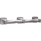 ASI Surface-Mounted Double Roll Bathroom Tissue Dispenser, Stainless Steel-Double toilet paper holder - bright finish. Holds 2 standard core rolls (1800 sheets)