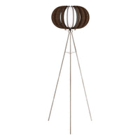 Eglo Stellato 3 Pedal Switch Floor Lamp - 65" - Matte Nickel-Floor Lamp