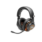 JBL Quantum One - USB wired over-ear professional gaming headset with head-tracking - Black-Gaming headset with adjustable and detachable boom mic