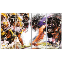 Designart Football Hut Canvas Art Print, (PT2548-271)-Print