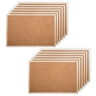CTG Brands Small Cork Board, 11.5 x 17.5", Beige, 12 Pack-Set: comes with two round metal hangers for easy horizontal and vertical wall display