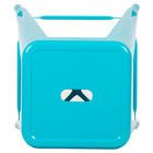 Flash Furniture 30" Bar Stool - Stackable - Teal - 4 Pack (4ET3132030TLR)-Protective Plastic Floor Glides