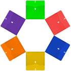 JAM Paper Enveloppes en plastique avec fermeture VELCRO, 1 soufflet, 9,75 x 13, couleurs variées, paq./12 (218V1rgbyporg)-Cet article sera expédié depuis les États-Unis