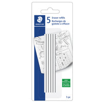 Staedtler - Recharge de gomme à effacer en PVC - blanc - paquet de 5-Blanc