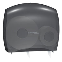 Kimberly Clark Professional Toilet Paper Dispenser - Smoke/Black-Smoke (Translucent Black), Measures 16" x 13.88" x 5.75"
