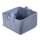 Truu Design Square Felt Storage Baskets, Set of 3, 13.75 x 17, Light Grey-Great way to neatly store and organize all your household items