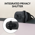 Logitech Brio 100 Full HD Webcam for Meetings and Streaming, Auto-Light Balance Built-In Mic - Graphite-Built-In Mic: The built-in microphone lets others hear you clearly during video calls
