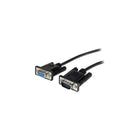 StarTech 2M Black Straight Through Db9 Rs232 Serial Cable, M/F-Serial