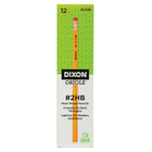 Dixon Oriole Wood-Cased Pencils - Soft - #2 HB - Yellow - 12 Pack-Unsharpened wood-cased pencil