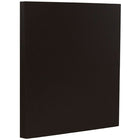 JAM Paper Matte Cardstock, 8.5 x 11, 80lb Black Linen Recycled, 250/ream (6293359B)-Size: 8-1/2" x 11"