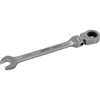 Gray Tools 16mm Combination Flex Head Ratcheting Wrench, Stainless Steel Finish-Size: 16mm