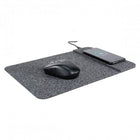 Allsop - Tapis de souris sans fil PowerTrack Qi - Gris-Surface de repérage précise du tissu pour une précision optimale