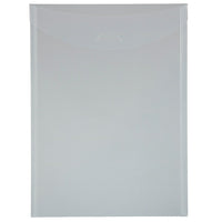 Jam Paper Enveloppes en plastique avec fente à rabat, format lettre, 9 7/8 x 11 3/4 po, transparentes, 12/pqt-Transparent