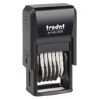 Trodat 6-Band Printy Numbering Self-Inking Stamp-Natural rubber bands