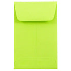 JAM Paper - Enveloppes pour pièces de monnaie n° 1, 2,25 po x 3,5 po, vert lime recyclé, paq./100-Papier vert lime 24 lb de qualité supérieure