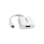 StarTech Mini DisplayPort to HDMI Video Adapter Converter, White-Simple to use, small form factor converter makes Mini DisplayPort® output backward compatible with your existing HDMI®-enabled display or projector