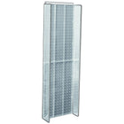 Azar Displays 44" x 14" Pegboard Powerwing Display, Clear (700350-CLR)-For use with wall pegboard or slat wall