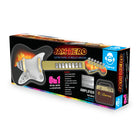 iDance Jam Hero Guitar W/ Mini Amplifier-Additional features include 4 different guitar style modes, up to 56 guitar loops and chord progressions, a whammy bar, drum sounds, and a strap.