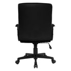 Staples Tervina Luxura Mid-Back Manager Chair, Black-Weight rated up to 275 lbs.