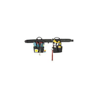 Kuny's Leather 20 Pocket - 3 Piece Electrician Combo (EL1609)-Colour: Black