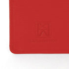 Karla Hanson 28601 Professional & Travel Prestige Leather International Passport Cover, Red-Flight ticket slot