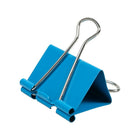 JAM Paper Binder Clips, Large, 41 mm, Blue, 12 Pack (340BCbu)-4