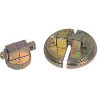 Justrite Drum Locks, 3 1/2", Plastic-Safely secure drum contents without the risk of contamination