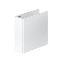 Wilson Jones ENVI Heavy Duty 3" Round 3-Ring Binder - Letter Size - 480 Sheet Capacity - White-White O-Ring, 480 Sheet Capacity