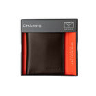 Champs Leather RFID Slim Sleeve Wallet - Khaki-RFID theft protection featuring a thin lining designed to help prevent electronic  theft