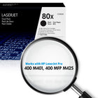 HP 80X (CF280XD) Black High Yield Original LaserJet Toner Cartridges, 2 Pack-What's in the box: Two HP 80X (CF280XD) toner cartridges