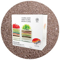 Sandtastik Floral Coloured Sand, 25 lb (11.3 kg) Box, Dark Silver-Coarse grain with natural sparkle throughout