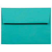 JAM Paper A6 Invitation Envelopes, 4.75 x 6.5, Brite Hue Sea Blue Recycled, 100 Pack (15903g)-Sea blue