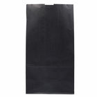 Jam Paper Kraft Lunch Bags - Large - 6" x 11" x 3.5" - Black - 25 Pack-Quantity: 25/pack