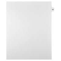 Mark Maker Legal Tabs - Letter Size - White - 1/15th cut - 25 tabs per package - 5 packages Pack - Number 152-White Single Tabs