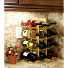 Oceanstar WR1149 Bamboo Wine Rack, 12-Bottle, Natural-Assembled Dimensions: 15.75 inches H x 5.75 inches D x 11.75 inches W