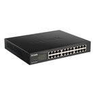 D-Link Smart Managed 24-Port Gigabit PoE Switch-Ports 1-12 support 802.3at Power over Ethernet up to 100W PoE Budget