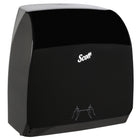 Scott Slimroll Manual Towel Dispensers - for Orange Core Scott Slimroll Towels - 12.65" x 13.02" x 7.18" - Black-Includes 1 Scott Slimroll Manual Towel Dispensers