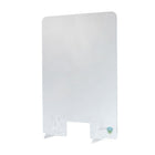 SafeShield Acrylic Sneeze Guard - 24"W x 32"H - Clear-Protection against pathogens