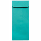JAM Paper #12 Policy Business Coloured Envelopes - 4.75" x 11" - Sea Blue Recycled - 50 Pack-Colour: Sea Blue