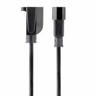 StarTech 18 AWG Power Extension Cord - 3ft - Black-3ft cord length