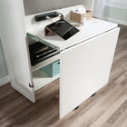 Sauder Select Craft Armoire - 61.57" H - Soft White (430446)-5 Year Limited Manufacturer Warranty