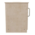Flash Furniture - Refrigerateur de cuisine pour enfants Bright Beginnings de qualite commerciale en bois certifie Green Guard-Finition UV resistante aux rayures