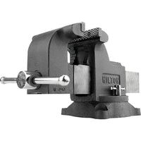 Wilton, Shop Vises, 4" Jaw Width, 2-3/4" Throat Depth-Jaw Opening 4"