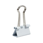 JAM Paper Binder Clips, Small, 19mm, White Binderclips, 5 packs of 25 (334BCWhg)-125 per pack